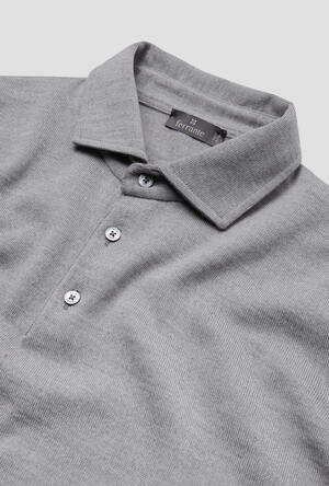 Knit polo with shirt collar ESSENTIAL - Ferrante | img vers.300x/